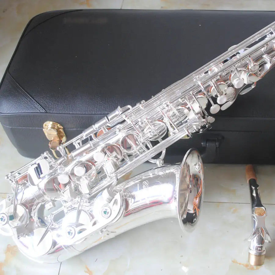 Miniatura: Brand New Made in Japan Silver-plated YAS 82Z Alto Saxophone Gold lacquer Saxoph
