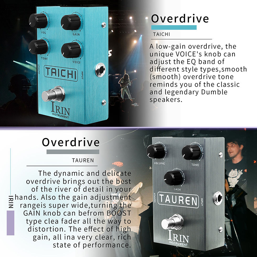 섬네일: IRIN Electric Guitar Pedal Overdrive Distortion Speakers Analog Classic British 