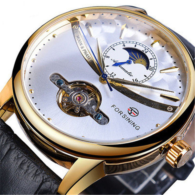 Thumbnail: Sinai Hollow Out Automatic Mechanical Men's Leisure Watch