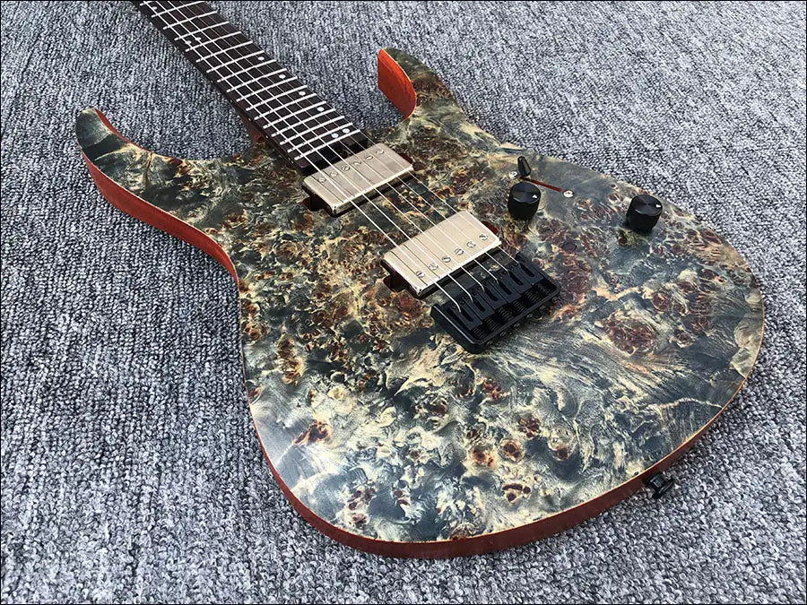 Miniaturebillede: Eart-1-meilleure guitare électrique chinoise, haute qualité, corps d'acajou afri