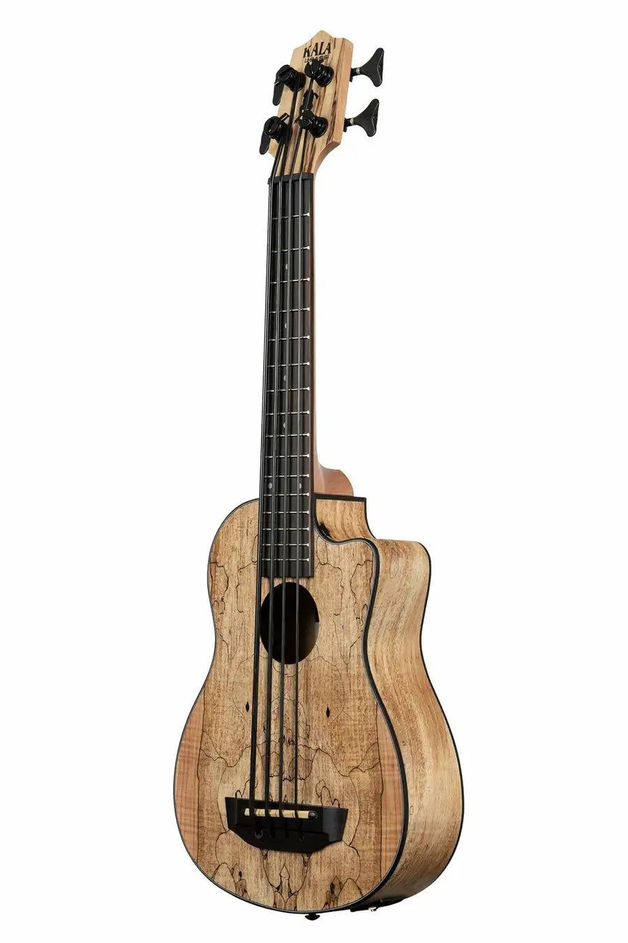 Thumbnail: Kala U-Bass Spalted Maple italien Acoustic Electric Bass Ukulélé avec sac- affic