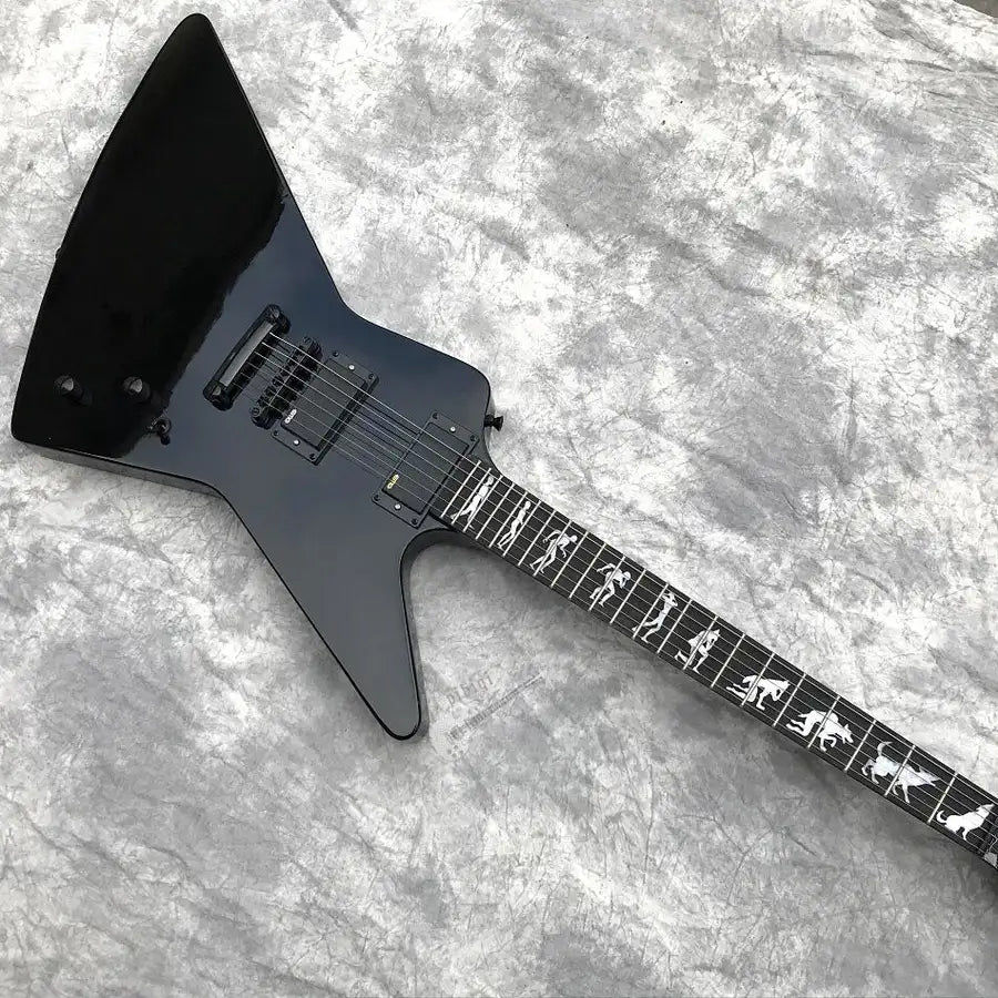 Miniaturebillede: Custom shop guitare électrique personnalisée, noir de haute qualité, 2020 nouvea