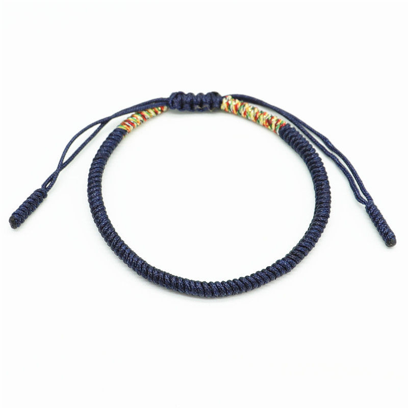 Thumbnail: Multicolor Thread Bracelet Tibetan Buddhism Love Lucky Charm Tibetan  Bracelets 