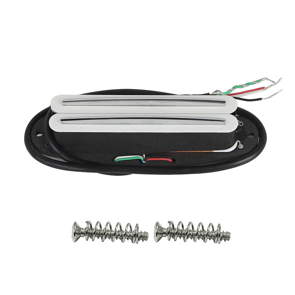 섬네일: FLEOR 1PC Alnico 5 Hot Dual Rails Humbucker Pickup Single Coil Sized fit ST/SQ G