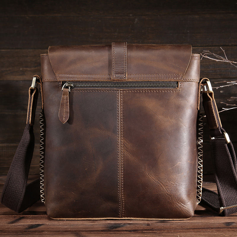 Miniaturebillede: Sac messager en cuir pour homme