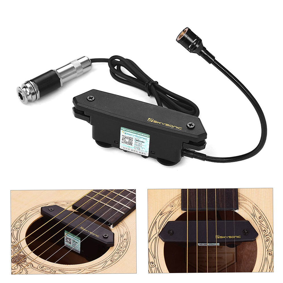 섬네일: SKYSONIC T-902 Acoustic Guitar Active Soundhole Pickup Controls