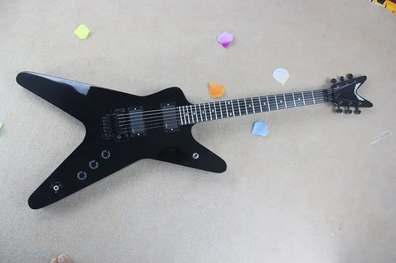 Thumbnail: 6 cordes personnalisé Dean noir guitare électrique pick-up actif 6.21 (38 inches