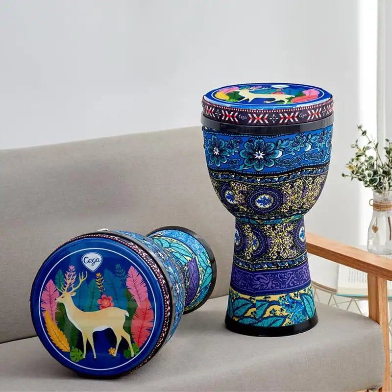 Thumbnail: kids toy musical instrument cloth 8inch djembe african drums kid toy supplier