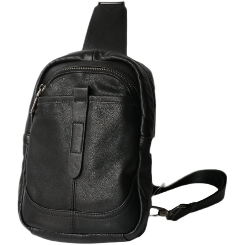 Miniaturebillede: Sac de poitrine pour hommes en cuir