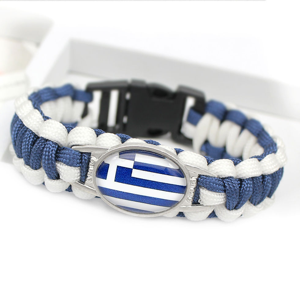 Miniatura: Parachute Cord Woven Outdoor Life-saving Bracelet