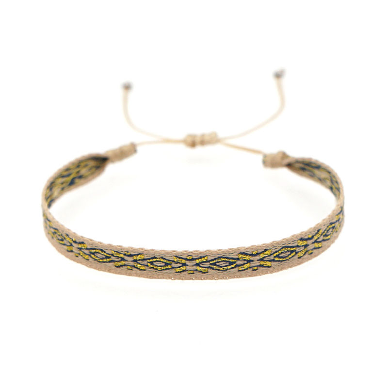 Miniaturebillede: Hot Selling 925 Silver Plated Bamboo Leaves Cuff Bracelet Tibetan Buddhism Frien