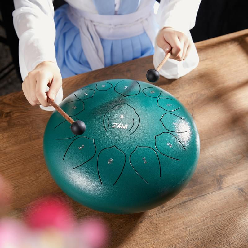 섬네일: Steel Tongue Drum 12 Inch 13 Tone
