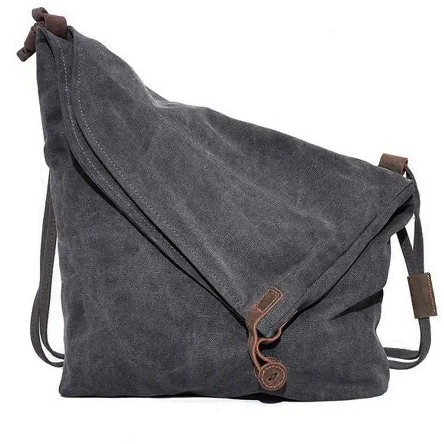 Miniaturebillede: Women Rucksack Sling Carrying Bag Shoulder Canvas Body Ladies Girl Messanger Bag