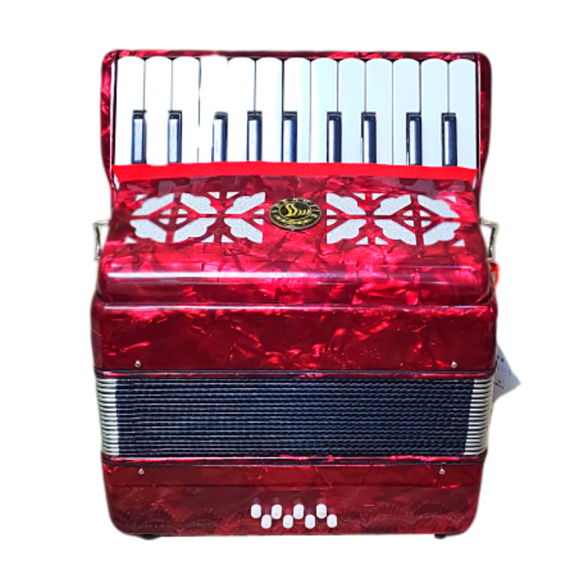 Miniatura: Beginner Accordion 8 Bass 22 Keys Children Adult Middle-aged and Elderly Entry P