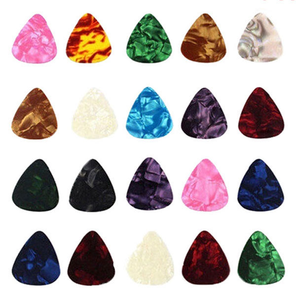 Thumbnail: 10/20 Pcs Acoustic Classic Folk Guitar Picks Plectrum Celluloid  Ukulele Plectru