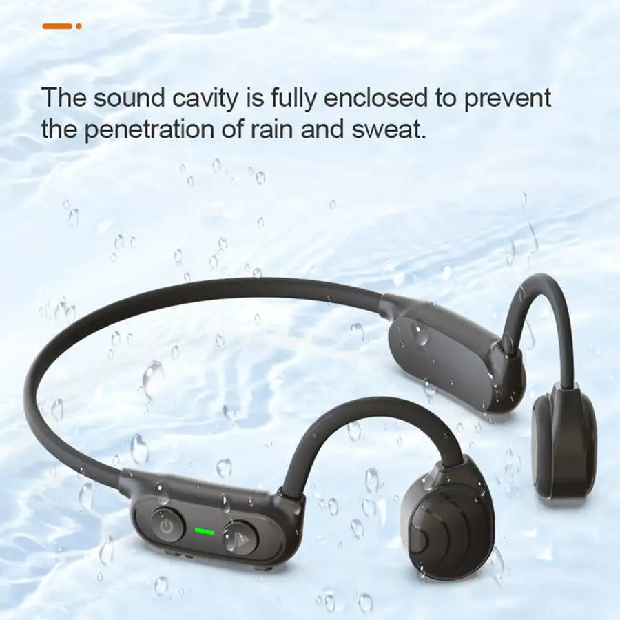 Thumbnail: Casque sans fil Bluetooth Conduction osseuse sport écouteurs IP56 casque stéréo 