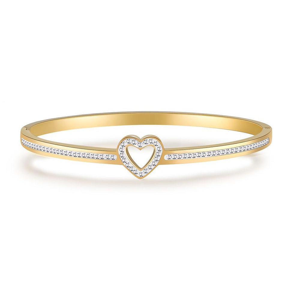 Miniatura: Bracelet d'amour en acier titane pour femmes