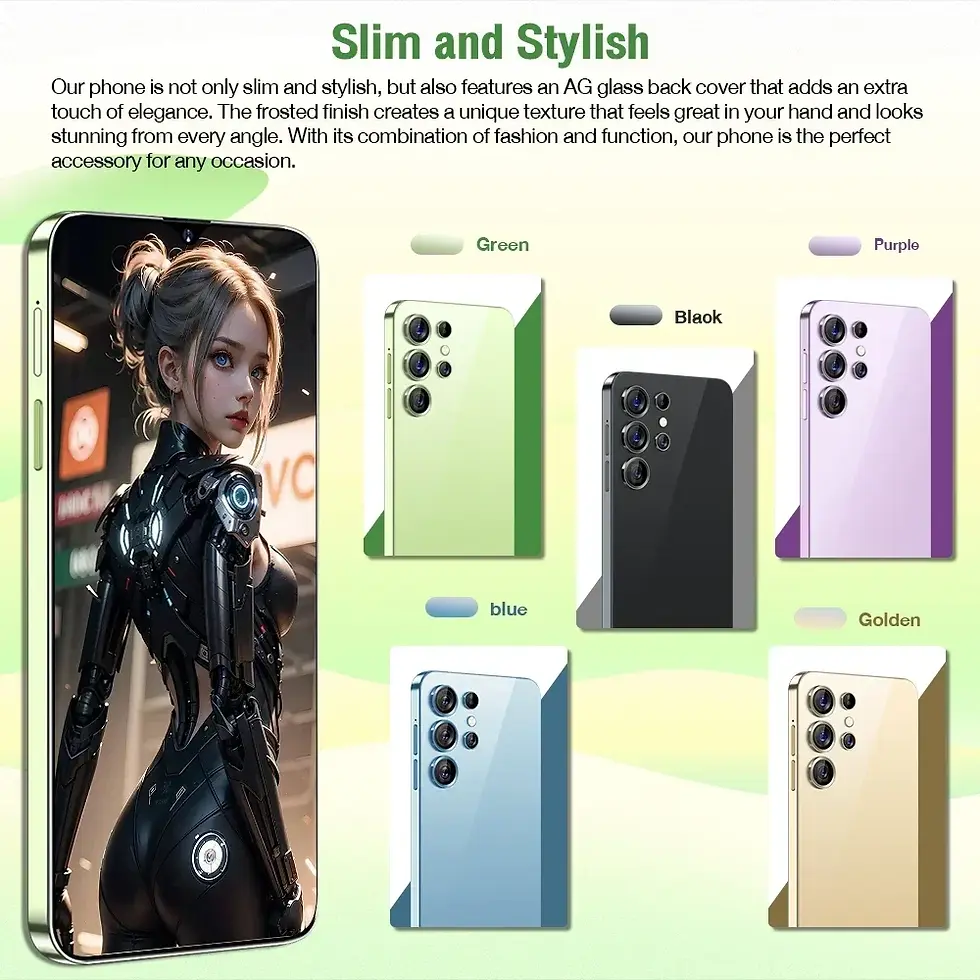 Thumbnail: New Smartphone S25Ultra 5G 6.8" Snapdragon 8 gen2 Android Cellphones Unlocked