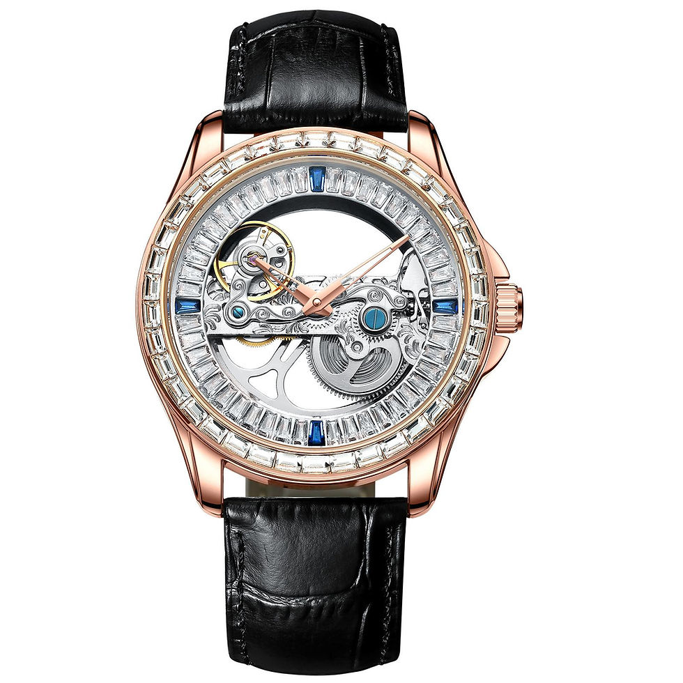 Thumbnail: Men's Hollow-out Automatic Mechanical Watch