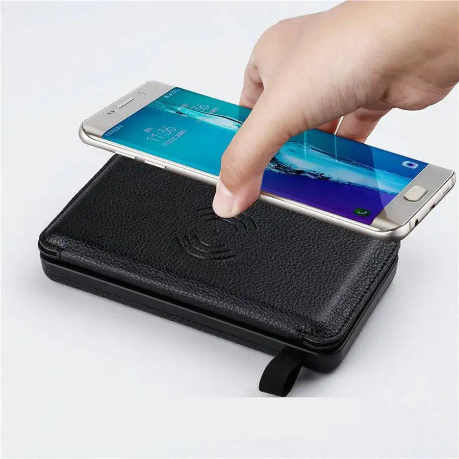 Pikkukuva: 2018 New 50000mAh Qi Wireless Solar Power Bank  Portable Charger Solar Panel Ext