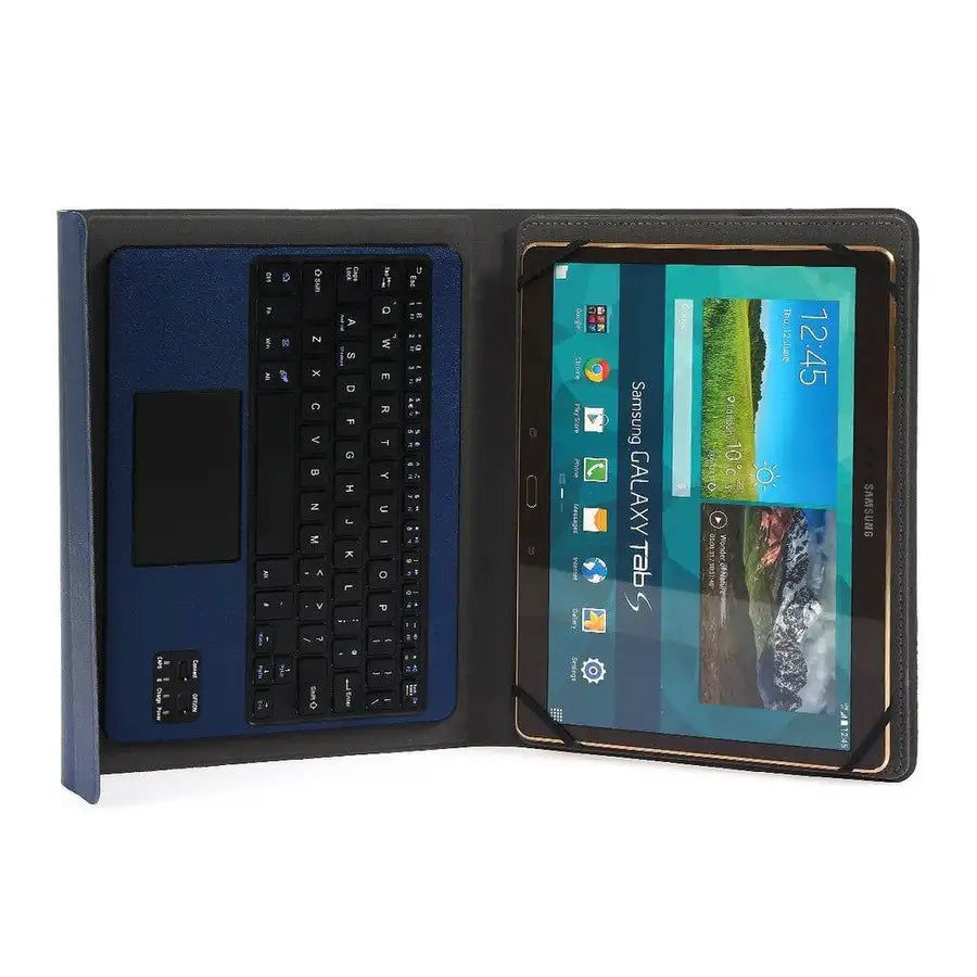 Pikkukuva: Bluetooth Keyboard with Touchpad + Slim Leather Case Stand Cover for iPad Window