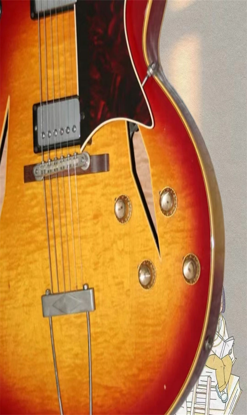 Thumbnail: 1966 Trini Lopez Custom Vintage Archtop Electric Guitar, High-Quality Musical In