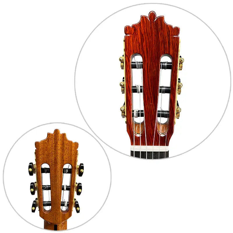 Thumbnail: Aiersi brand professional Handmade all solid Cocobolo  bouchet bracing Spanish c