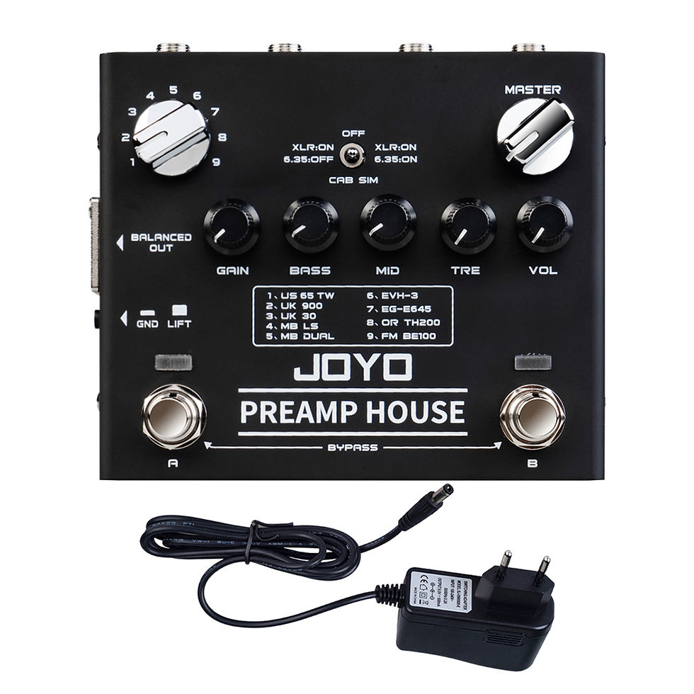 섬네일: JOYO R-15 PREAMP HOUSE Electric Guitar Effect Pedal Dual Channel Cabinet Simulat