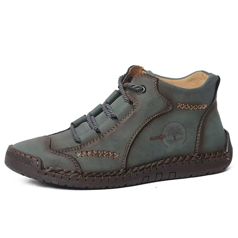 Thumbnail: Comfortable Casual Leather Shoes Men Sneakers Leather Loafers Handmade Men Shoe 