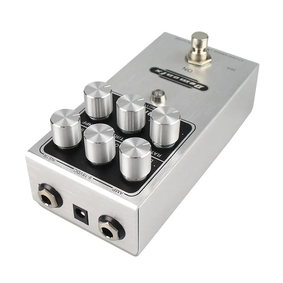 Miniaturebillede: New High Quantity Demonfx Caii76 Compact Bass Guitar Effect Pedal Compressor