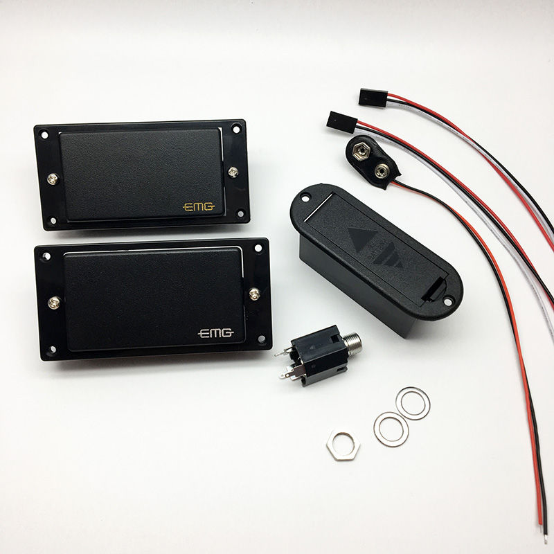 Thumbnail: Active Pickups Electric Guitar Humbucker Black Guitars Neck/bridge Pickup In Sto