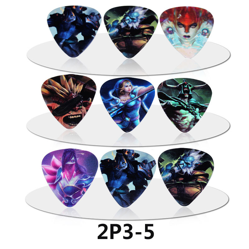 Miniatura: SOACH 100pcs guitar pick 0.46/0.71/1.0mm ukulele acoustic guitar paddle String i