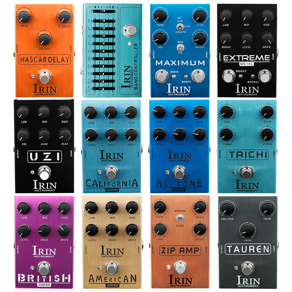 IRIN Electric Guitar Pedal Overdrive Distortion Speakers Analog Classic British