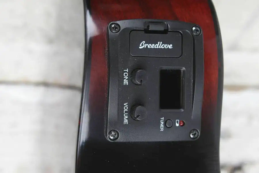 Miniaturebillede: BREEDLOVE lu'au Concert Ukulélé Acoustique Électrique Ukulélé Limited Sunset Bur