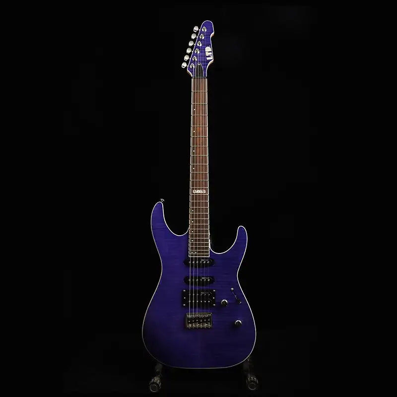 Thumbnail: Custom High Quality Neck 24 Fret Electric Guitar Original Metal 6 String Bass Fl