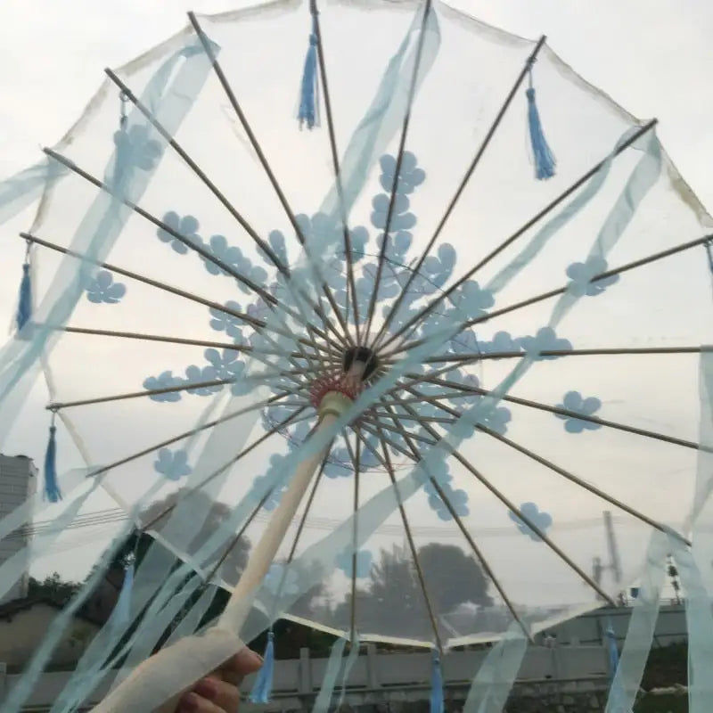 Miniatyrbild: Cosplay du japon parapluie chinois photographie de soie | Pétales Umberla Hanfu 