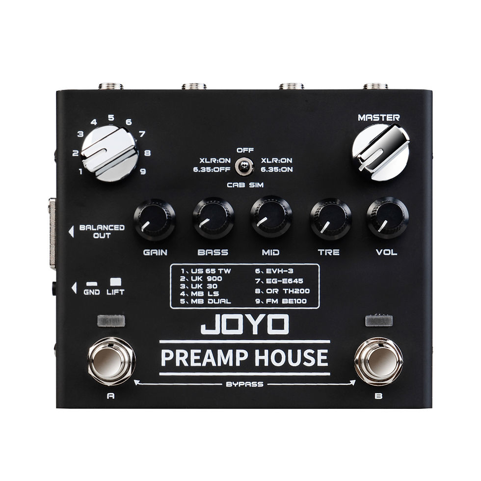 섬네일: JOYO R-15 PREAMP HOUSE Electric Guitar Effect Pedal Dual Channel Cabinet Simulat