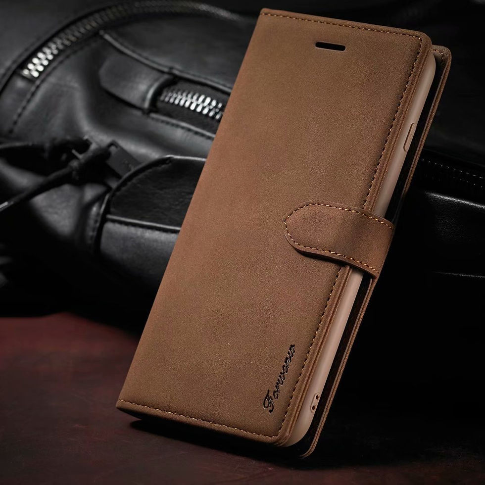 Miniatura: Frosted Flip Cover Magnetic Buckle Card Cover Mobile Phone Case
