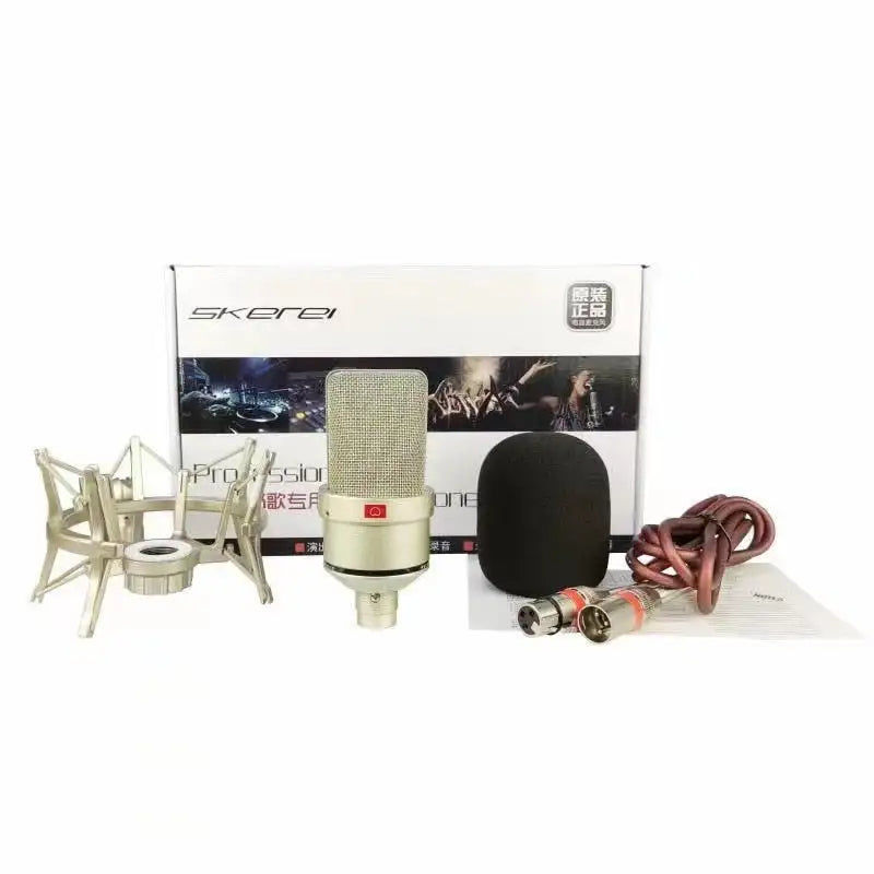 Thumbnail: All Metal Professional Condenser Microphone Studio Microphone For Computer Gamin