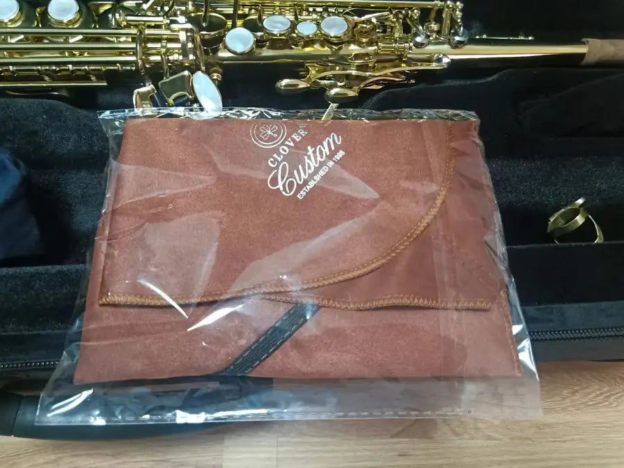 Miniatyrbild: Saxophone soprano personnalisé, fabriqué au japon, fait à la main, clé Bb plaqué