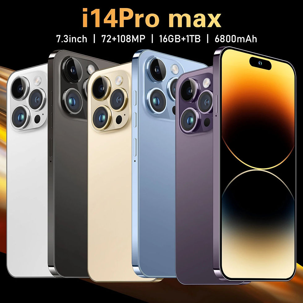 Thumbnail: Wholesale Original Clone I14 Pro Max Celular Android Smartphone 5g I 1TB Mobile 