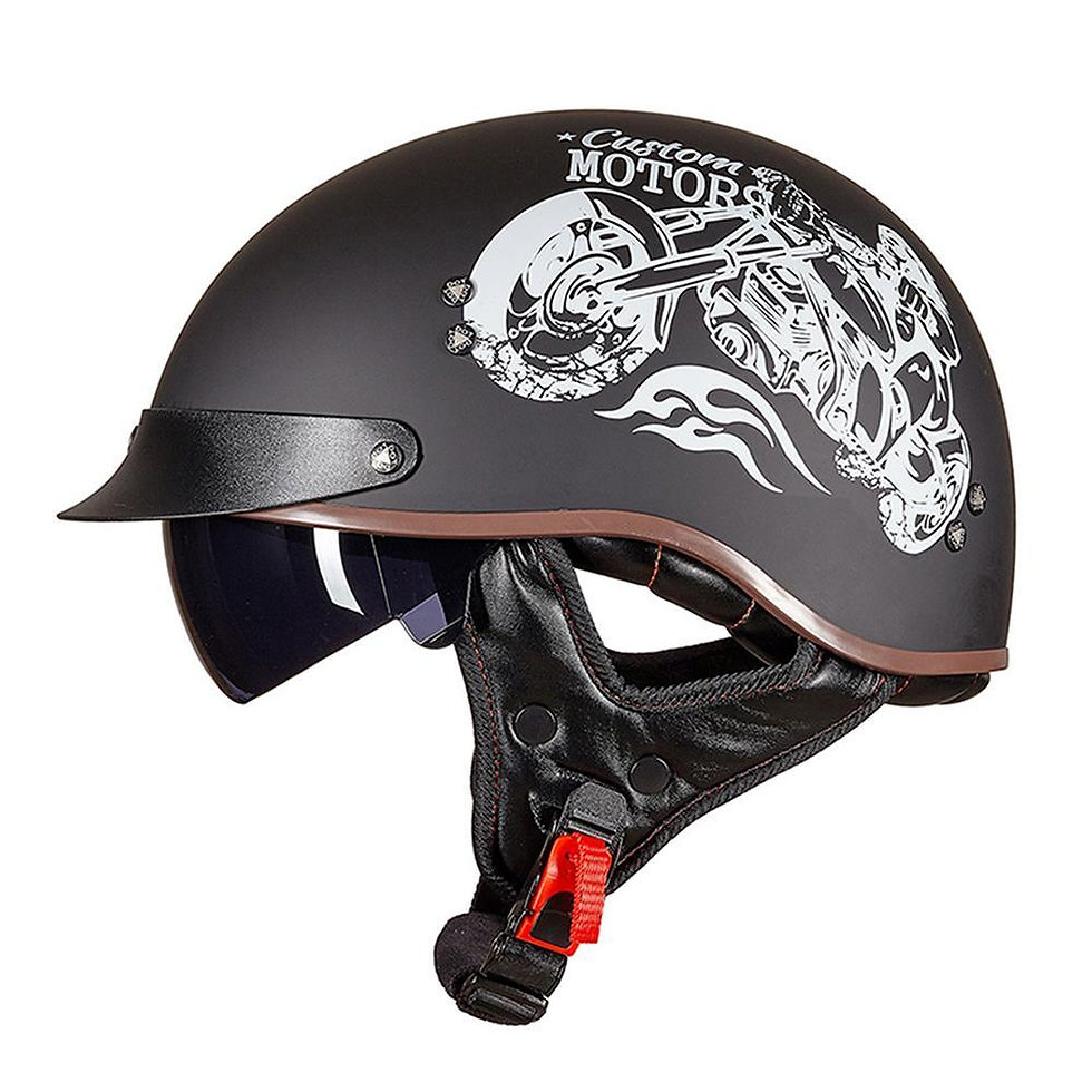 Pikkukuva: Motorcycle Helmet Retro German Classic 