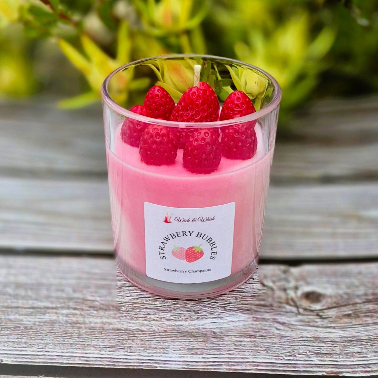 Strawberry Bubbles Candle