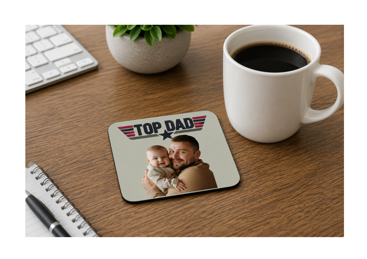 Top Dad Coaster
