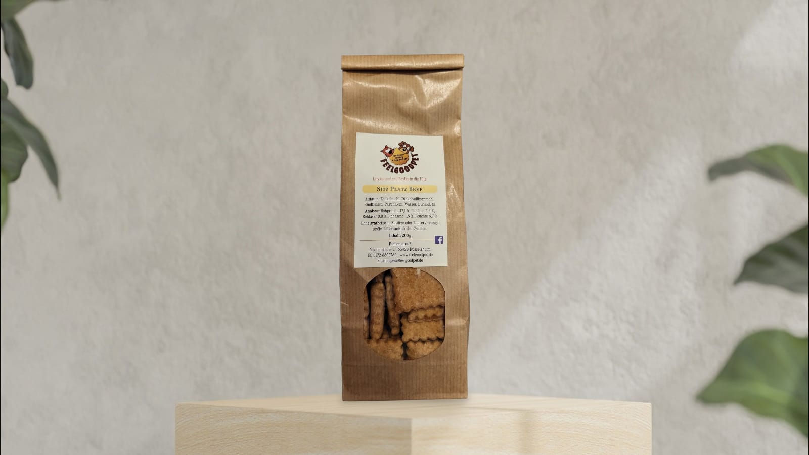 Hundekekse "Sitz Platz Beef"