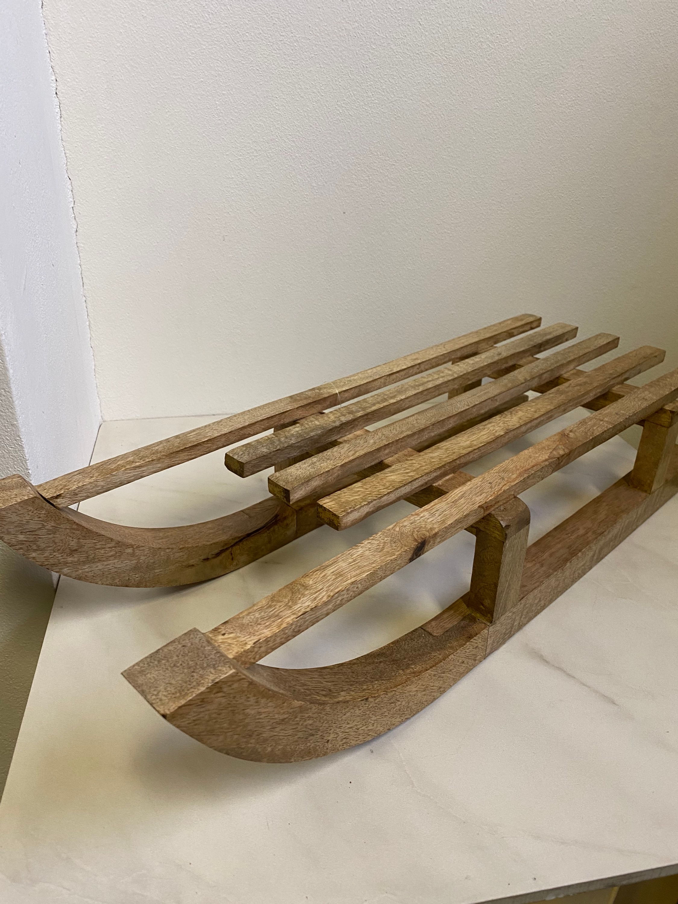 Sáně dřevěné - 2 odstíny 🐝