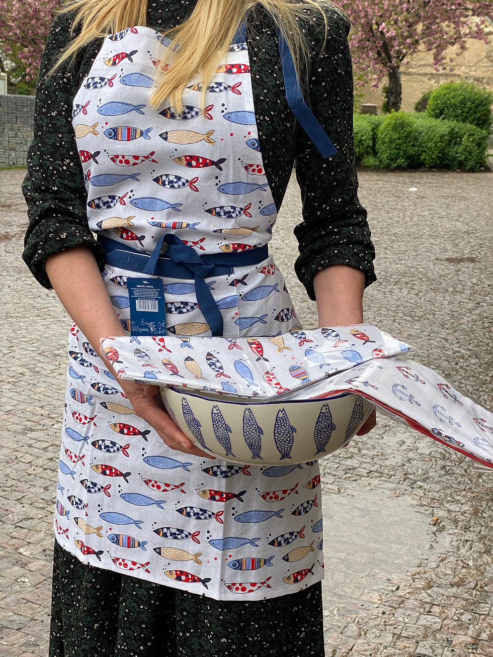 Miniatura: Zástěra a utěrka 🩶