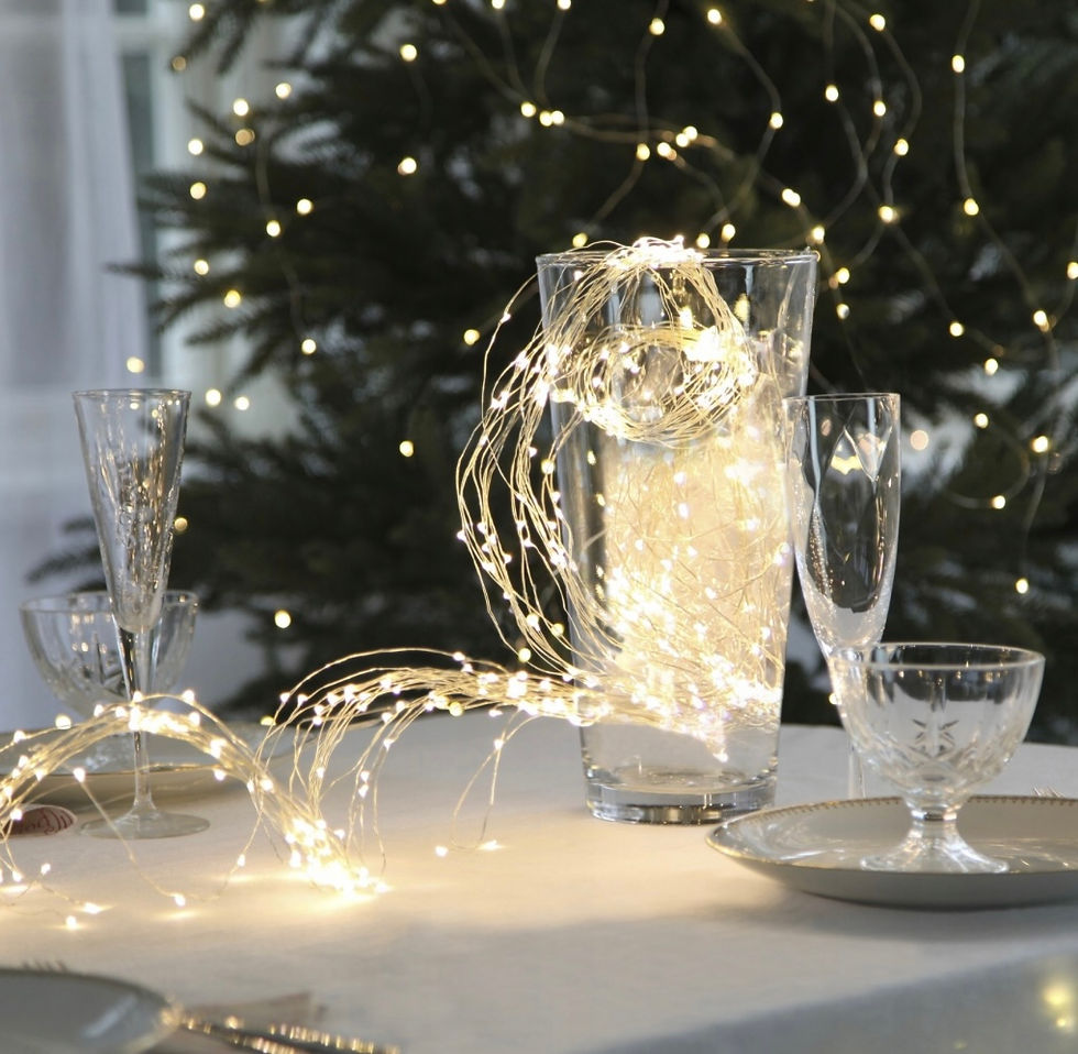 Miniatura: Svítící LED dekorace - chvost 720 LED teplá bílá 🌲