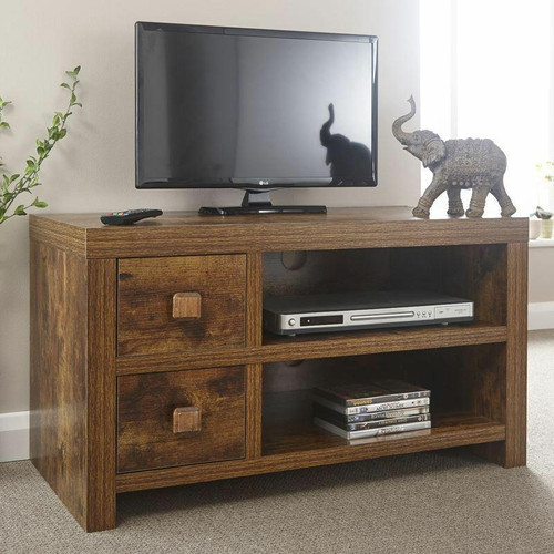 Rustic Mango Wood TV Novielo London
