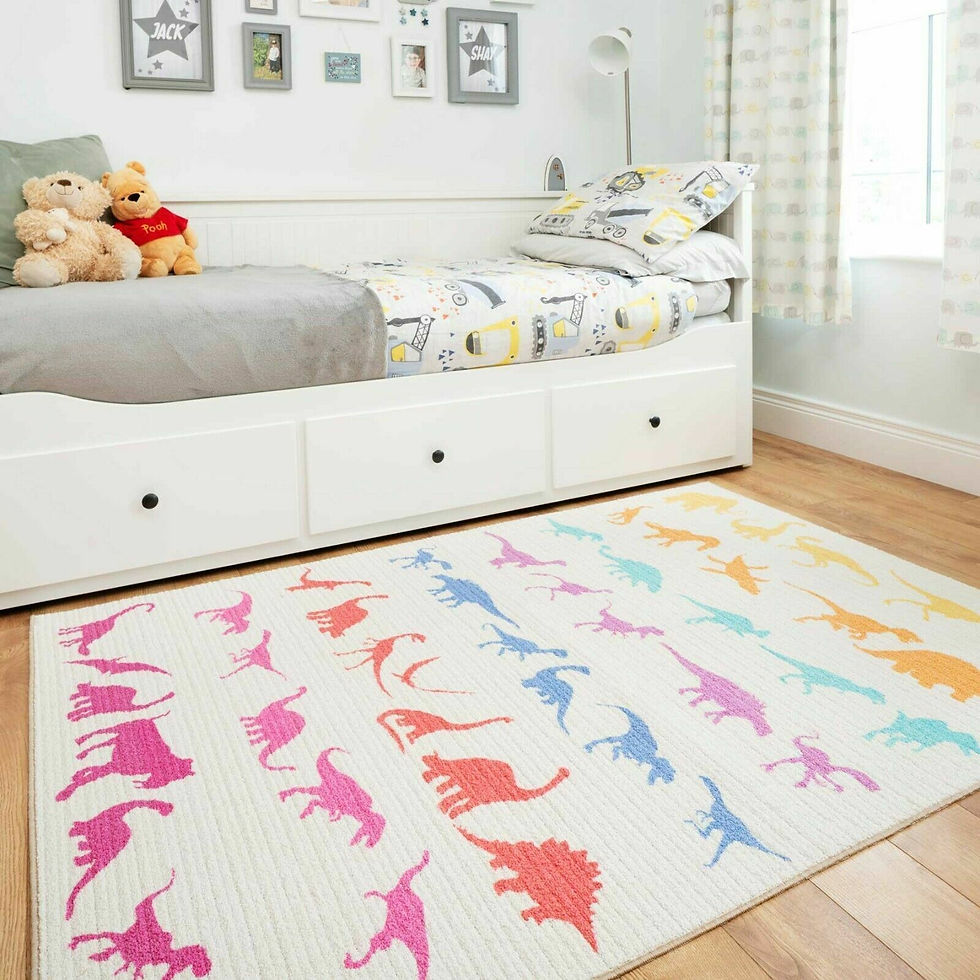 Cream Dinosaur Rug Novielo London